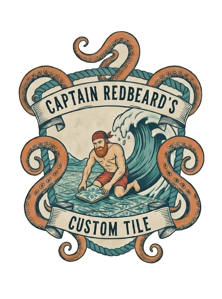 Captain Red Beard's Custom Tile logo